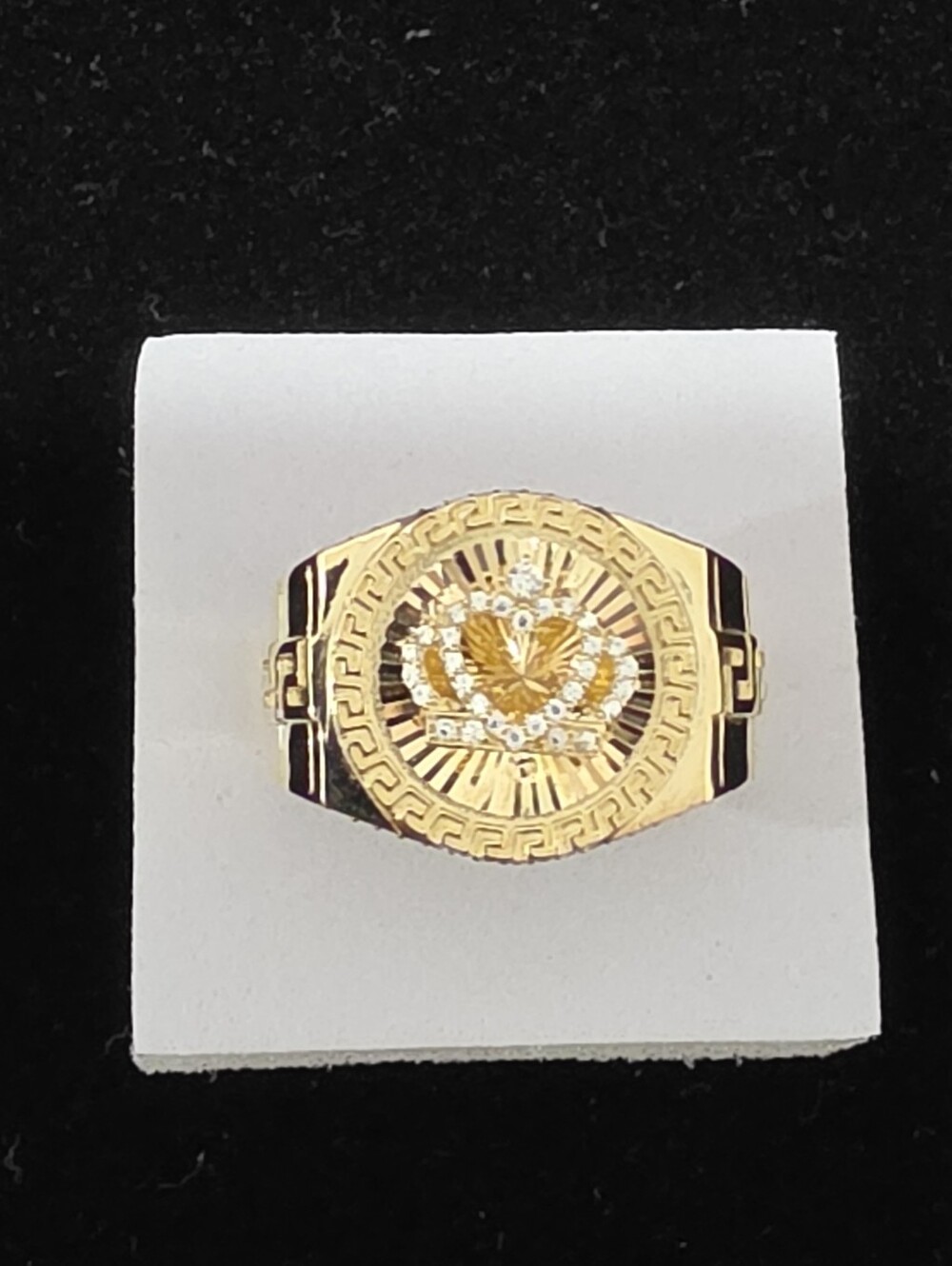 10kt Gold Crown Design Ring